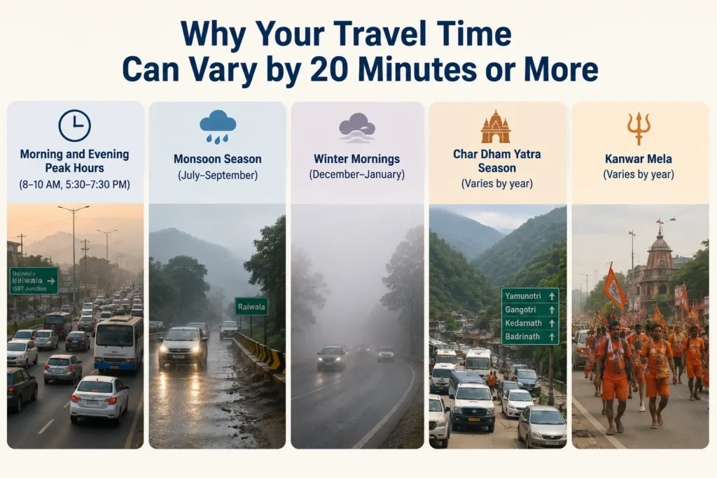 Why Your Travel Time Can Vary by 20 Minutes or More